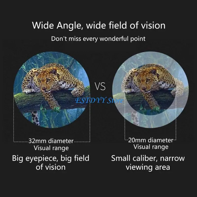 

G6DE 10-30x Powerful Monocular Lens Travel Professional Outdoor Camping Bird Watching Zoom Kids Adults Metal