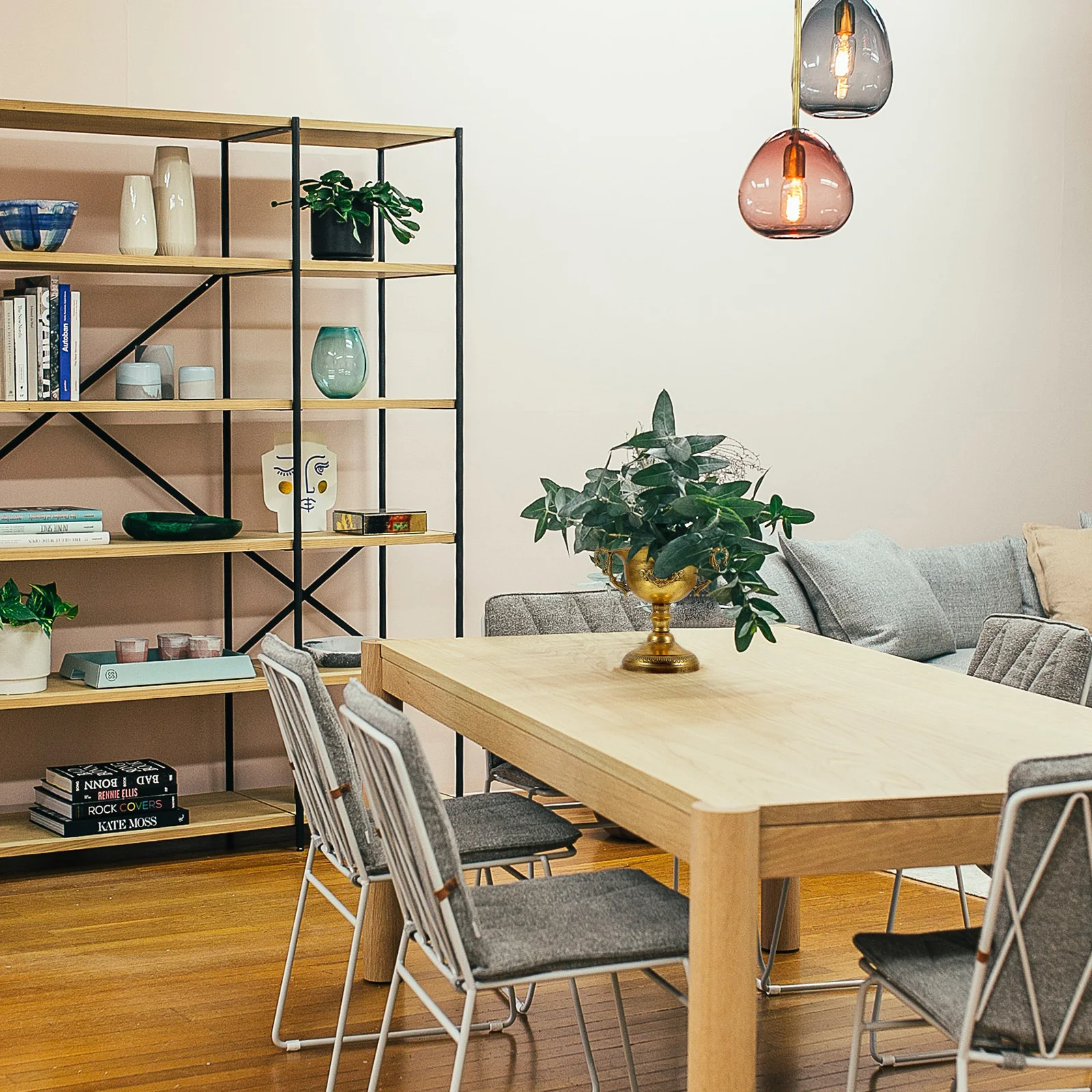 

Retro Metal Flowerpot Vintage Iron Vase Decorative Vase For Home Office Wedding Party Garden Creative Diy Flower