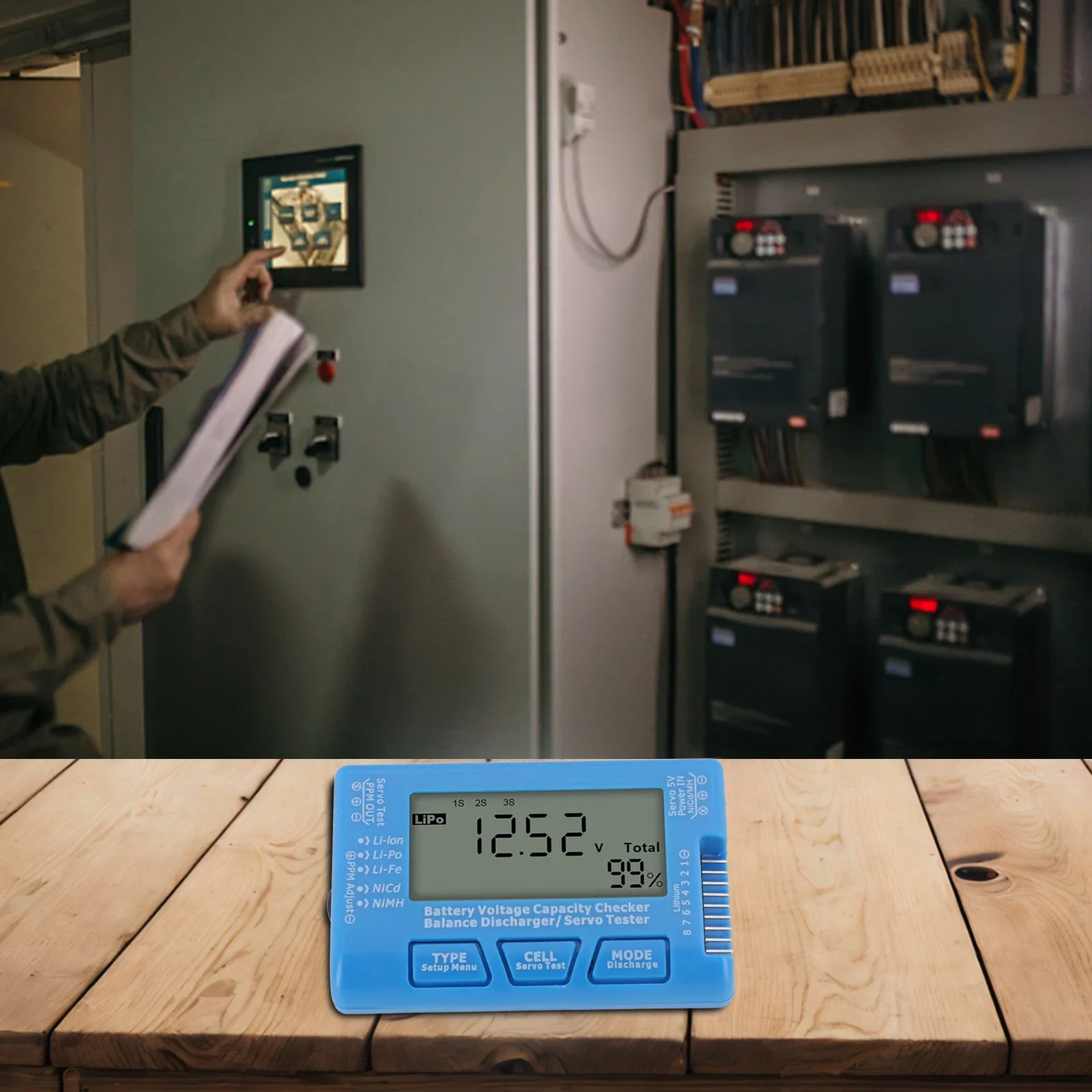 Hoge Precisie Batterijcapaciteit Tester Batterijcapaciteit Tester Volledige Batterijspanning Hoogste Spanningscel Individuele Cellen
