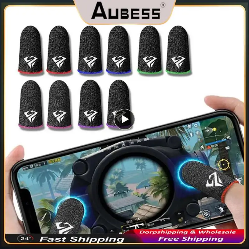 أكمام أصابع قابلة للتنفس ، غطاء أطراف الأصابع للعبة PUBG المحمولة ، شاشة حساسة تعمل باللمس ، مهد الأصابع ، 1: 1: 2: 00: 00: 3