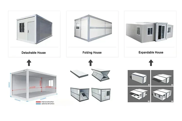 Living Container House Module Container Homes 40ft Luxury Prefabricated House for Sale