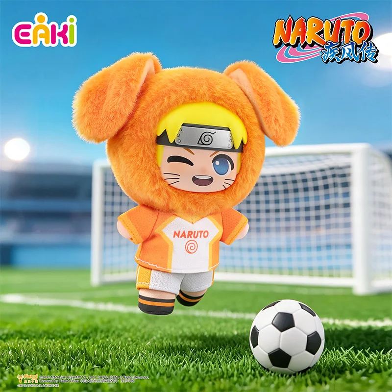 New 2026 Officially Licensed Eaki Naruto Shippuden Football Battle Plush Charm Blind Box Holiday Surprise Gift view 2