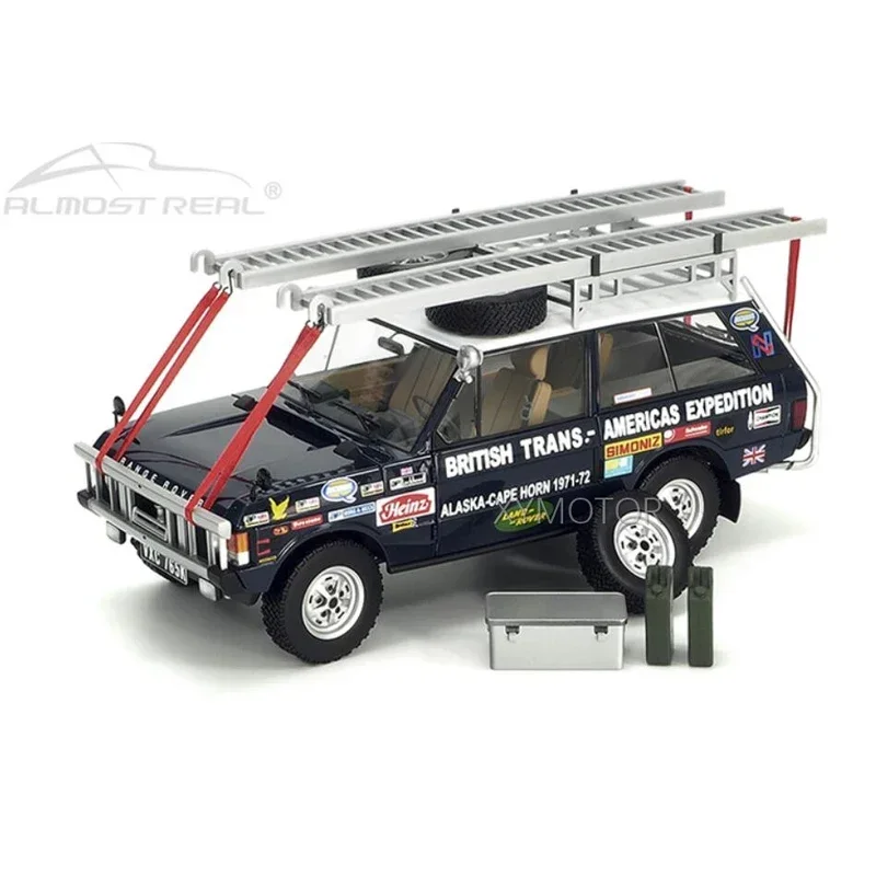 Almost Real 1:18 For Land Rover Range Rover 868K UK USA Cross Race Diecast CAR MODEL TOY Gifts Collection Display Metal