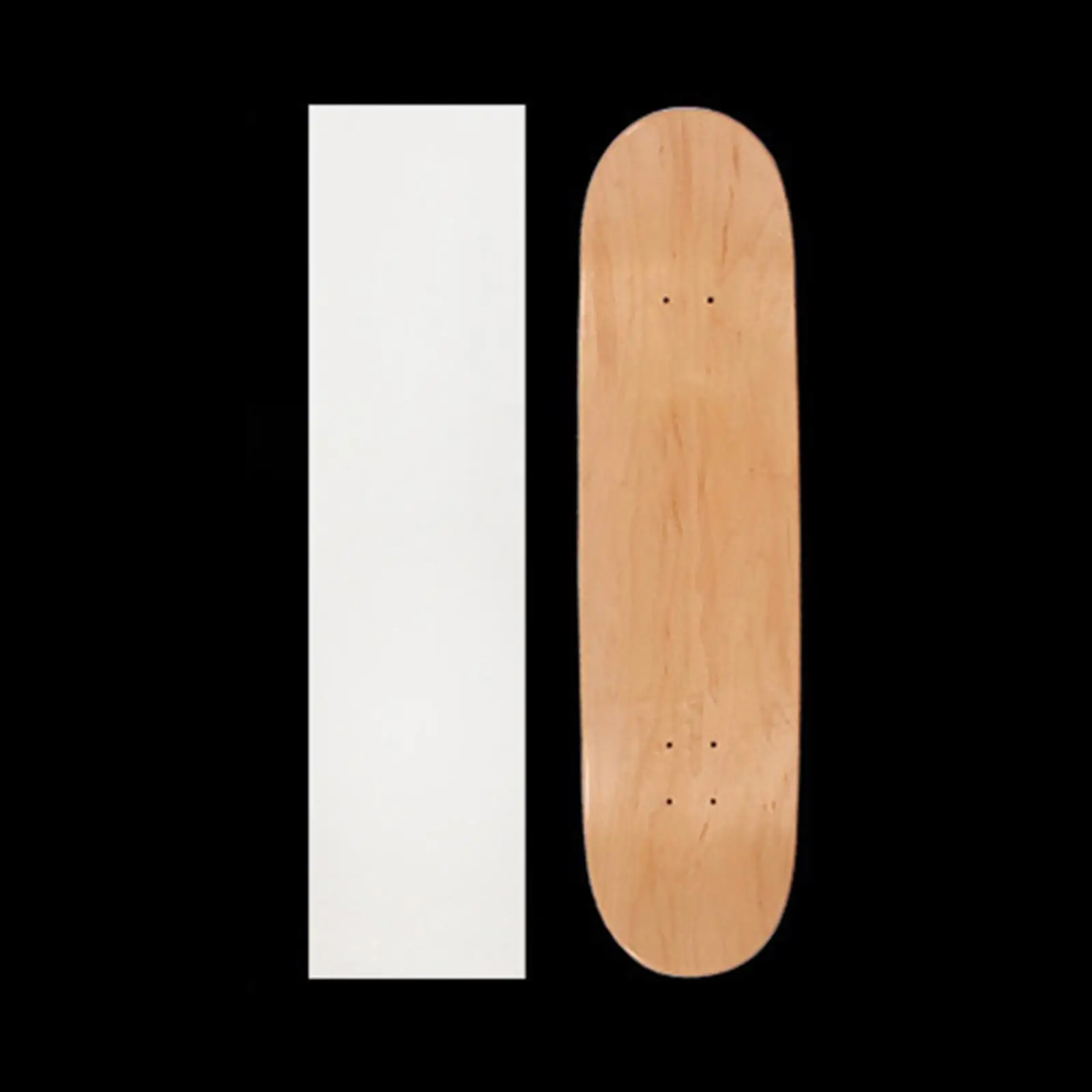 33in x 9.4in PVC Longboard Sandpaper for Skateboard Deck Clear Skate Scooter Sandpaper Sticker Skateboard Thickened