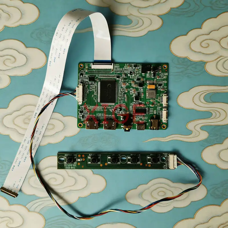 

Плата контроллера экрана, совместимая с LM140LF3L M140NWF5 LM140LF2L LTN140HL05, 30-контактный EDP, 2 Mini-HDMI, 1920x1080, комплект для монитора ноутбука