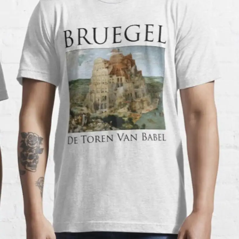 تي شيرت Bruegel De Toren Van Babel 100 قطن ممتاز