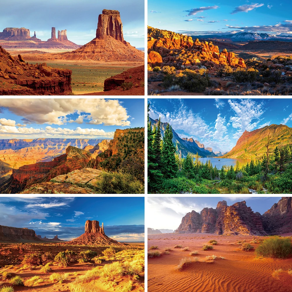 

Desert Theme Grand Canyon Background Gobi Weathered Paper Mountain Rocks Forest Park Nature Landscape Photography Backdrop Photo