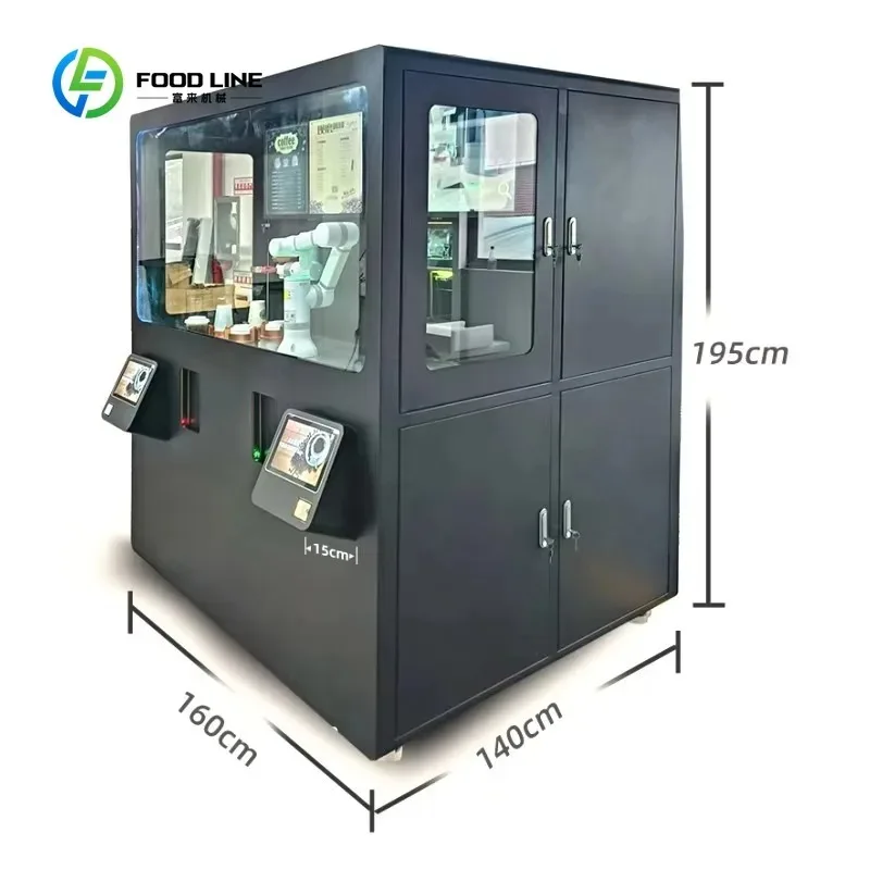 Customized Commercial CNC Coffee Machine - Auto Latte/Cappuccino Maker, with Touchscreen
