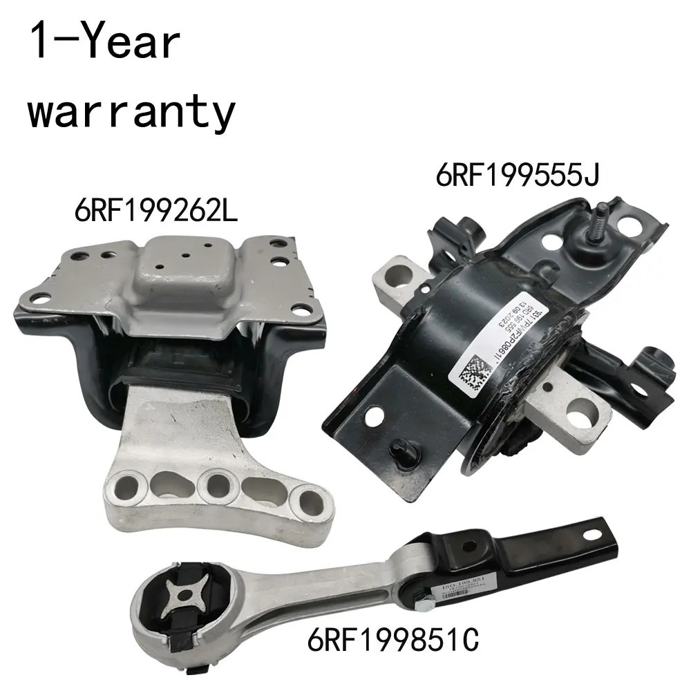 

A set Engine support 6RF199555J 6RF199851C 6RF199262L For Skoda Fabia Rapid Spaceback VW Polo GOL Jetta Santana Seat Toledo