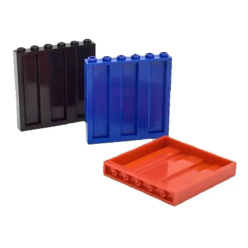 

10 шт. 23405 Панельные кирпичи 1x6x5, детали для вертикального гофрированного технического конструктора, набор деталей для сборки, креативный