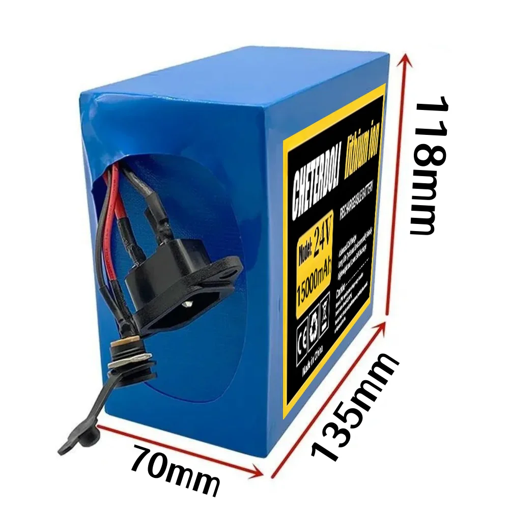 24V 15Ah 7S6P 18650 29.4V 150000mAh Li-ion Battery Pack for wheelchairs power Li-ion Replacement Battery.