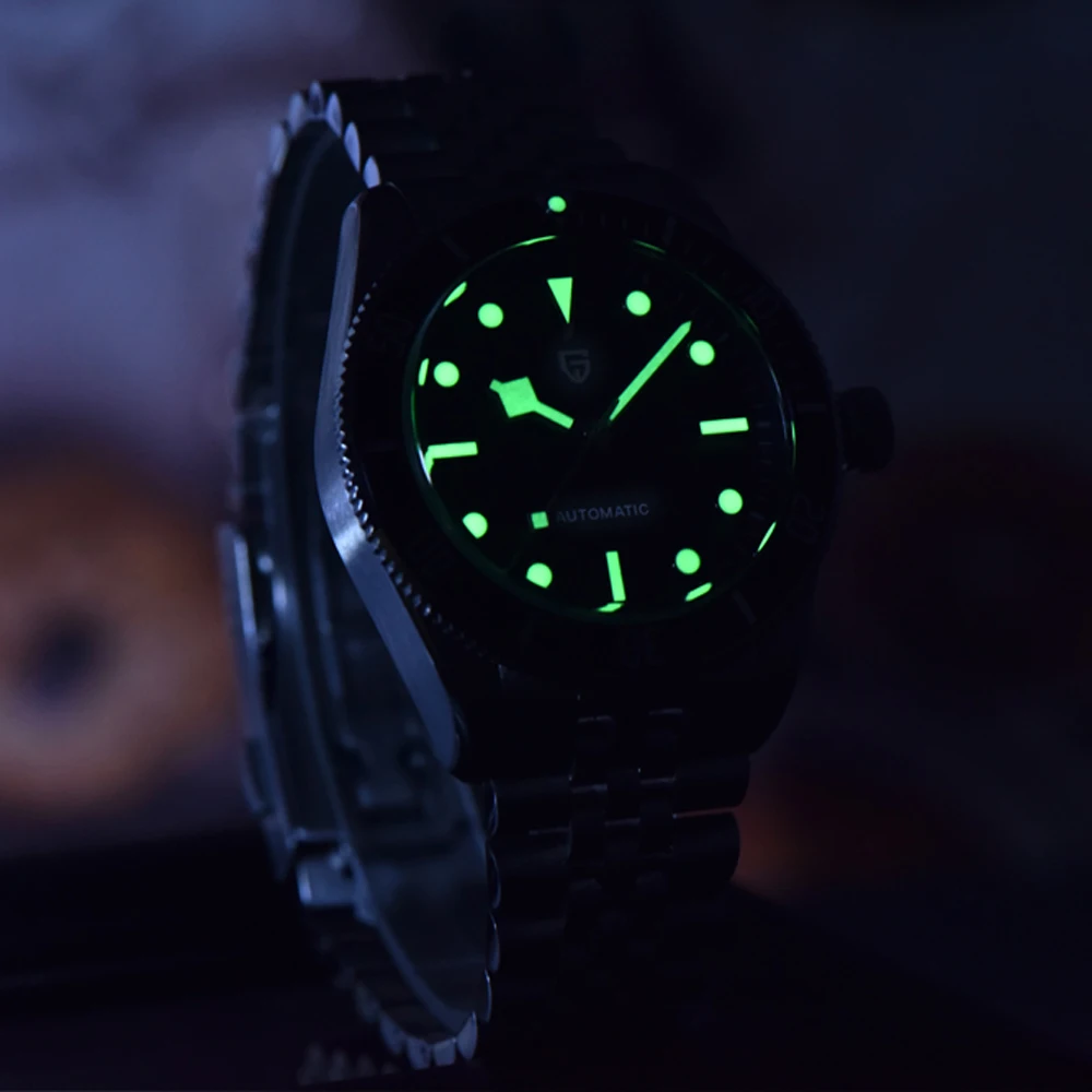 2025 جديد PAGANI DESIGN BB58 ريترو ساعات رجالية NH35 ساعة يد ميكانيكية فاخرة ساعة أوتوماتيكية للرجال AR الياقوت مضيئة