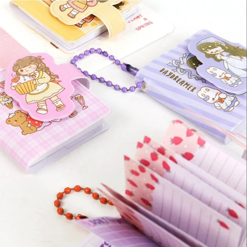 Journal Keychain Mini Portable Diary Backpack Charm Notebook Literary Style Book Hanging Mini Notebook Pocket Storage Accessory