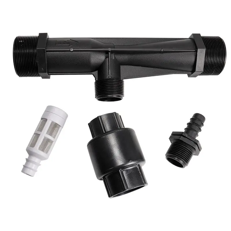 

AT84-2 Inch Venturi Fertilization System Male Thread Irrigation Venturi Automatic Fertilizer Injector Fertilizer Syringe Set