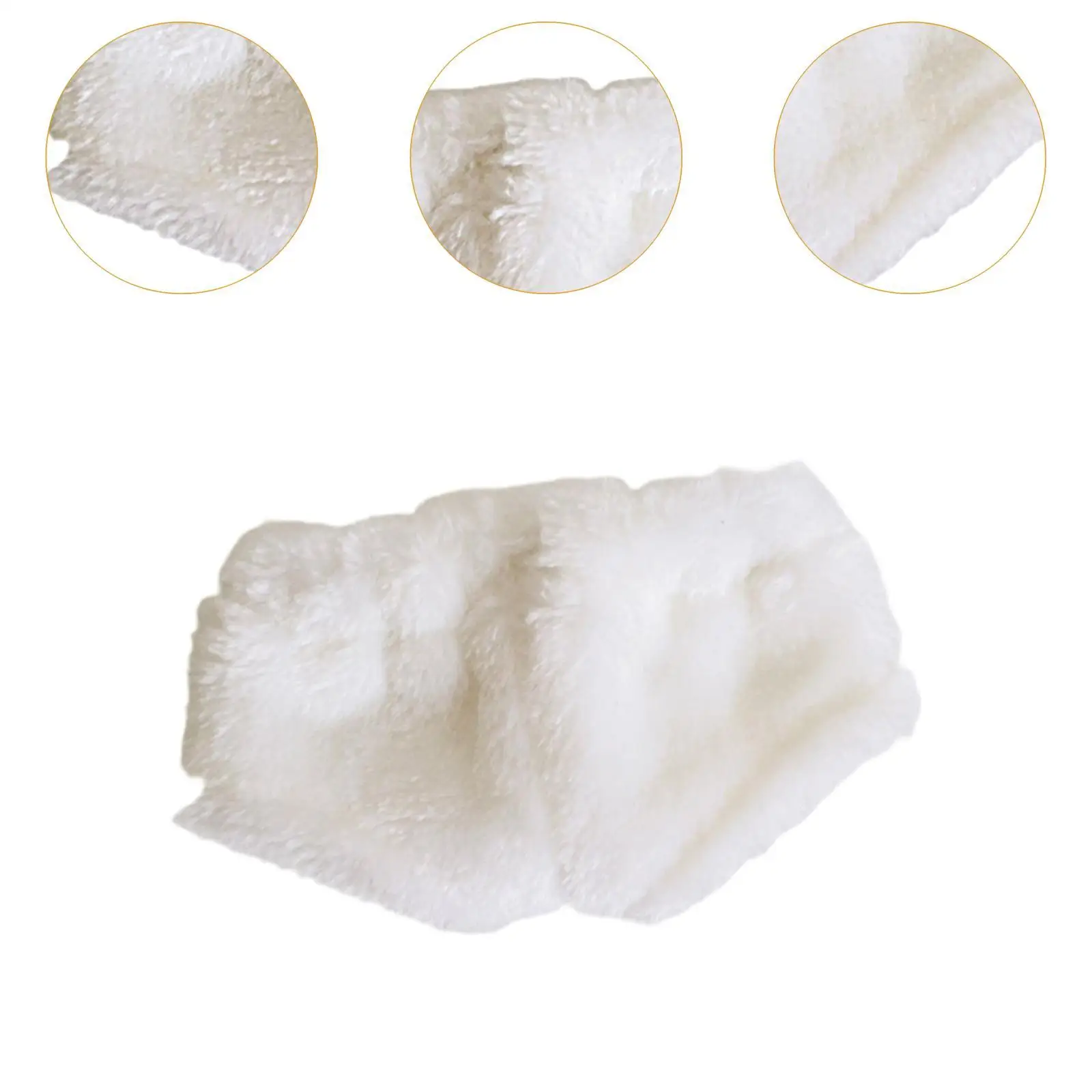 White Doll Shorts for 15cm Fashion Dolls Soft Fabric Casual Style Mini Clothes Dress Up Toy