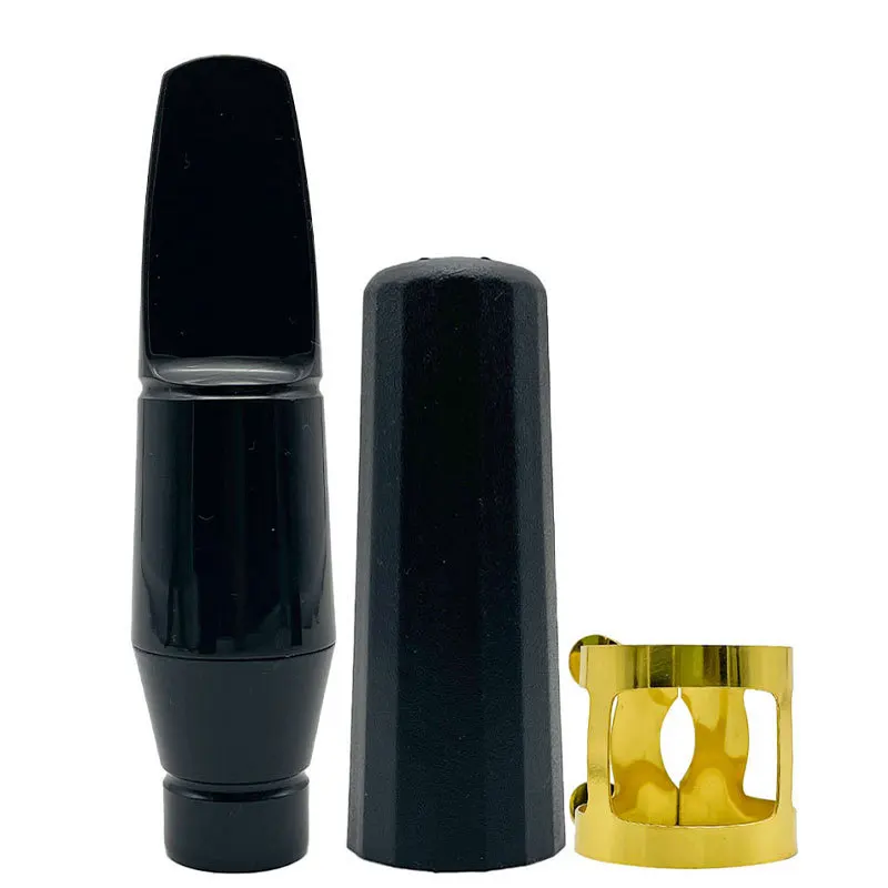 Baritone Saxophone flute head set reed fixed clip copper card cap Bali East flute head ABS mouthpiece E-drop  Baritone Sax