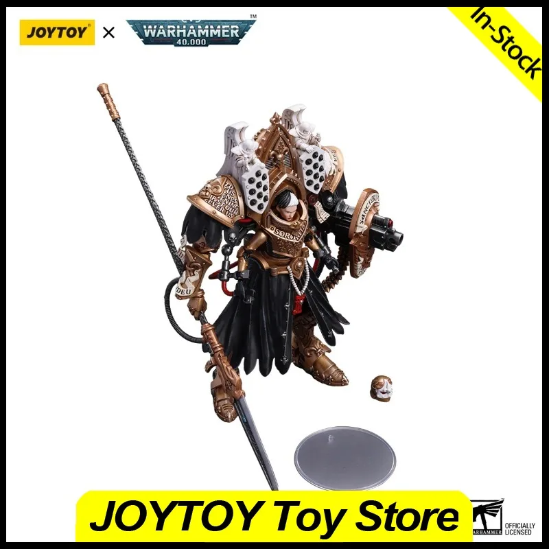 

In Stock JOYTOY Action Figure 1/18 Warhammer 40K Adepta Sororitas Abbess Sanctorum Morvenn Vahl Model Toys Gifts Collection