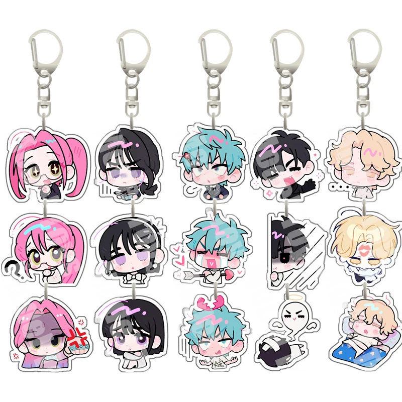 Diy بها بنفسك سلسلة مفاتيح مصنوعة من الأكريليك قلادة الزخرفية أنيمي سلسلة مفاتيح مصنوعة من الأكريليك للمرحلة الغريبة Luka Ivan Till Mizi Hyuna شخصية هدية 6 سنتيمتر