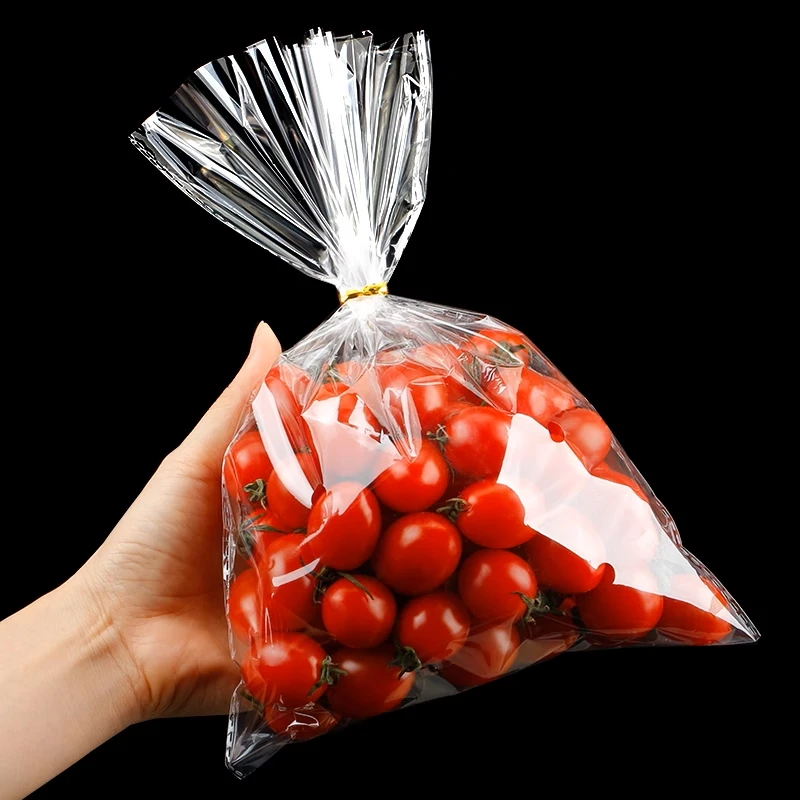 Sac de piste en plastique transparent OPP ouvert, cellophane, emballage auto-adhésif, bijoux, bonbons, strass, fête, sac d'emballage cadeau