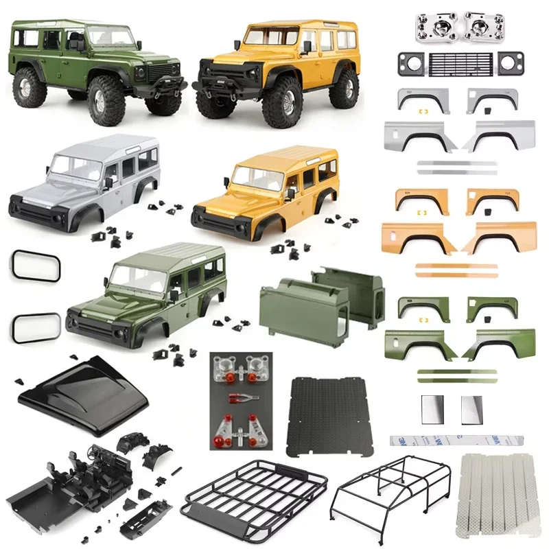 RC Model Simulation 324/313mm 5 Doors Monocoque Car Shell for 1/10 RC Crawler Car Traxxas TRX4 Defender RD110 Wagon Diy Parts