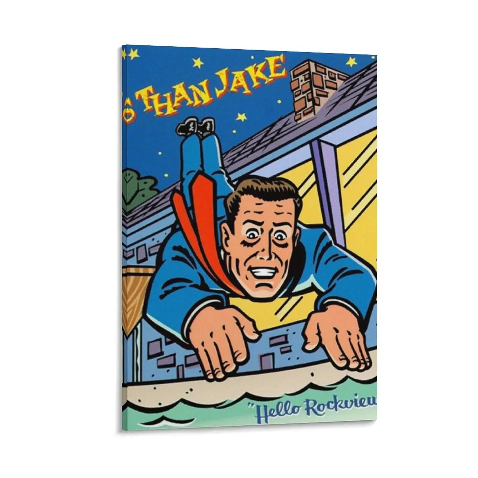 

Less Than Jake hello rockview Canvas Painting canvas wall decoration Paintings for bedroom