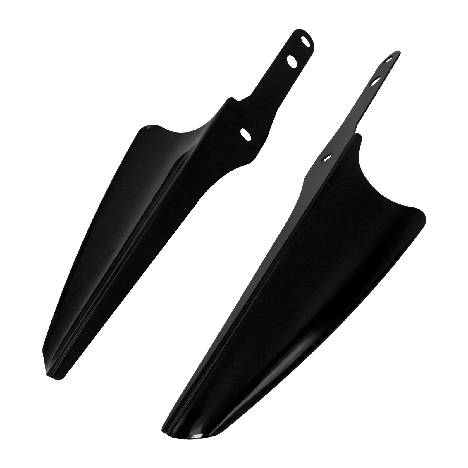 Front Fork Windscreen Deflectors For Harley Touring Road King FLHR Street Glide FLHRC CVO Motorcycle Wind Fairing Mount 1995-23