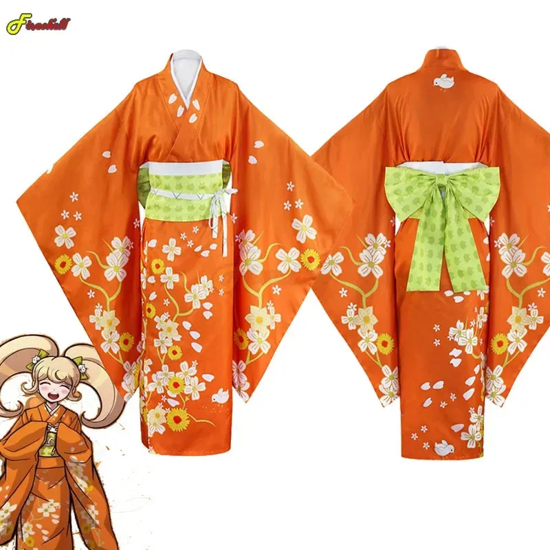 

Danganronpa 2 Hiyoko Saionji Hiyoko Хэллоуин Косплей Аниме Костюм Взрослых Женщин Z88T2MR2 Одежда Кимоно Платье Костюмы Одежда