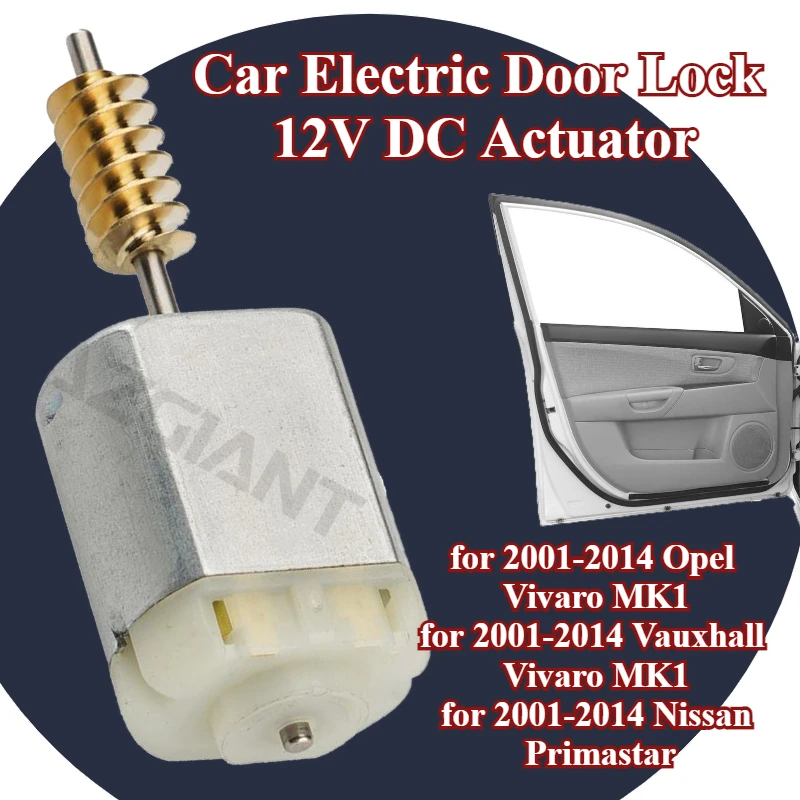 

AZGIANT 41102080 10431 3D1051 car Electric Door Lock Actuator for Opel Vauxhall Vivaro MK1 Nissan Primastar 2001-2014 brand new