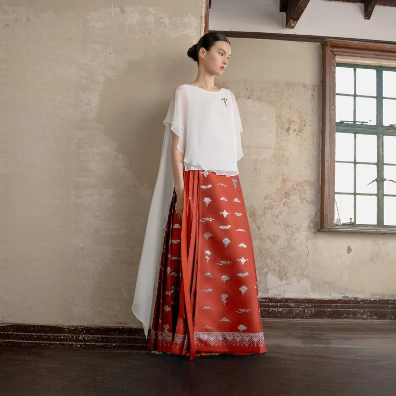 

Pure Color Vintage Loose Women's Silk irt ort Sve round Ne Life on the Left 00 Silk Patchwork Flng Piece