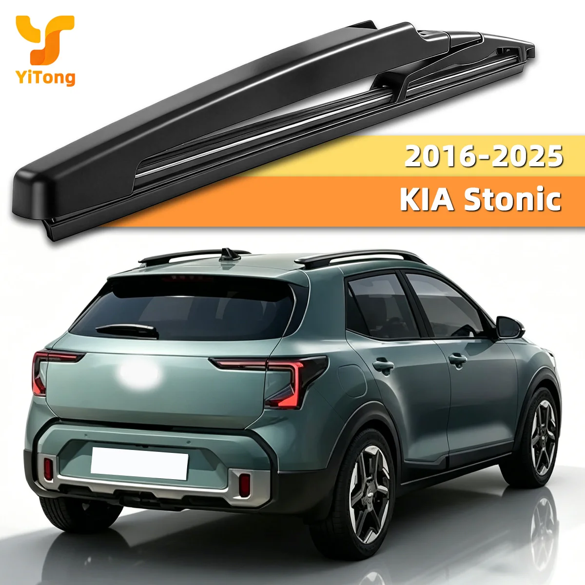Yitong Is Suitable For Kia Stonic 2016-2025 The Rear Windshield Wiper Blades Are All Day Silent And Replaceable Auto Parts