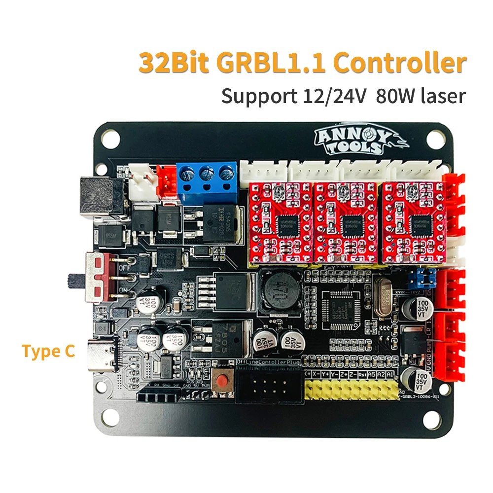 

GRBL1.1 Controller CNC3018 3AXIS Driver Board Support Offline XYZ Limit Switch for CNC Router CNC Engraving Machine