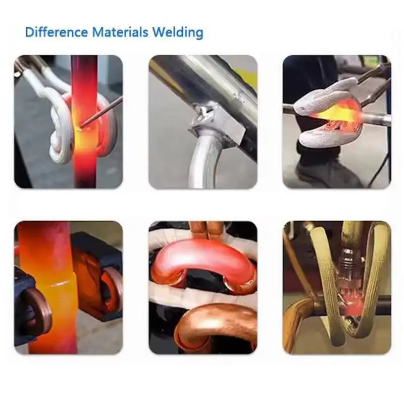 New Portable Induction Melting Furnace Handheld Brazing Welding Machine Metal Casting Tool