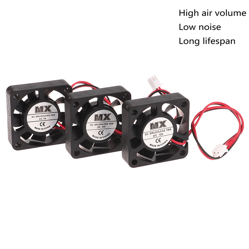 1Pc For Stage Light Innovative 4010 Oil Bearing Brushless Cooling MX 40mm Black Silent Heat dissipation Fan DC 5V 12V 24V