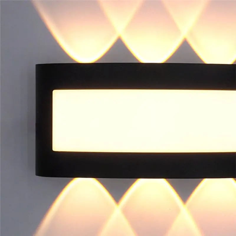 ABDJ-appliques murales extérieures lumière LED étanche 6W applique murale effet lumière escalier lumière lit lumière