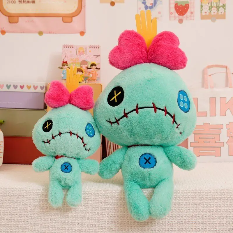 ZU 35/60cm 1pc Cartoon Green Doll Scrump Plush Toy Cool Cute Stuffed Soft Toys for Girl Boy