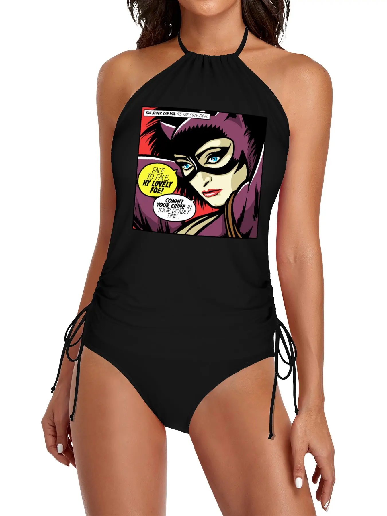 

Post-Punk Face Split Swimsuit Set Women's summer dress Women's summer tunic 2025 swimwear
