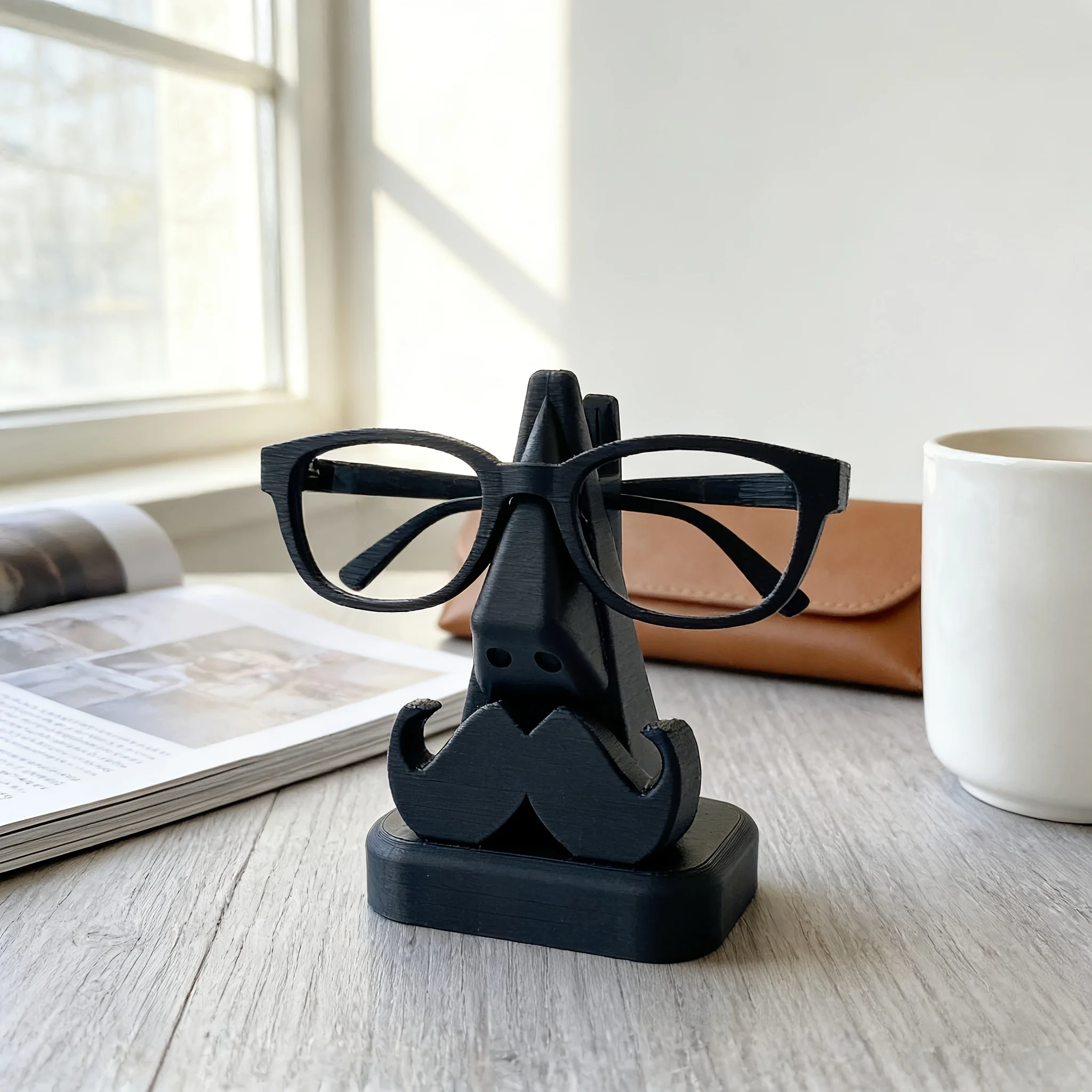 3D Printed Wizard Beard Glasses Storage Rack, Personalized Glasses Display Rack, Fashionable Indoor Decoration Item