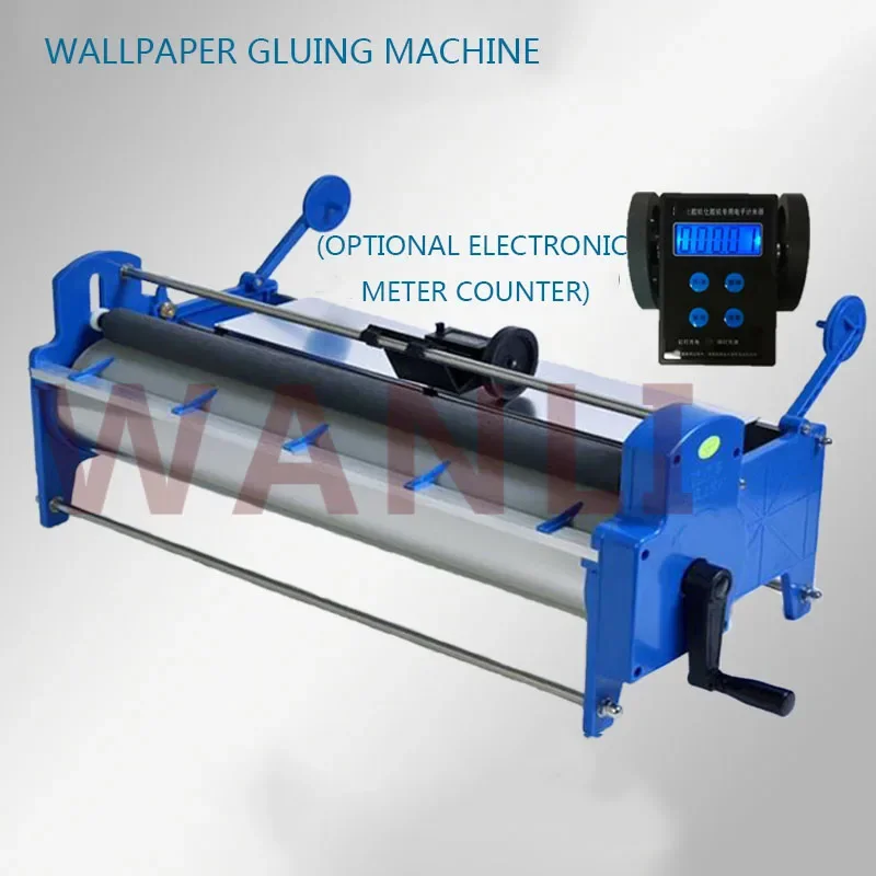 JJ53-68A Hand-Cranked Wallpaper Gluing Machine 53 Cm Wallpaper Gluing Machine Solid Glue Gluing Glue Sizing Machine Gluing Tool