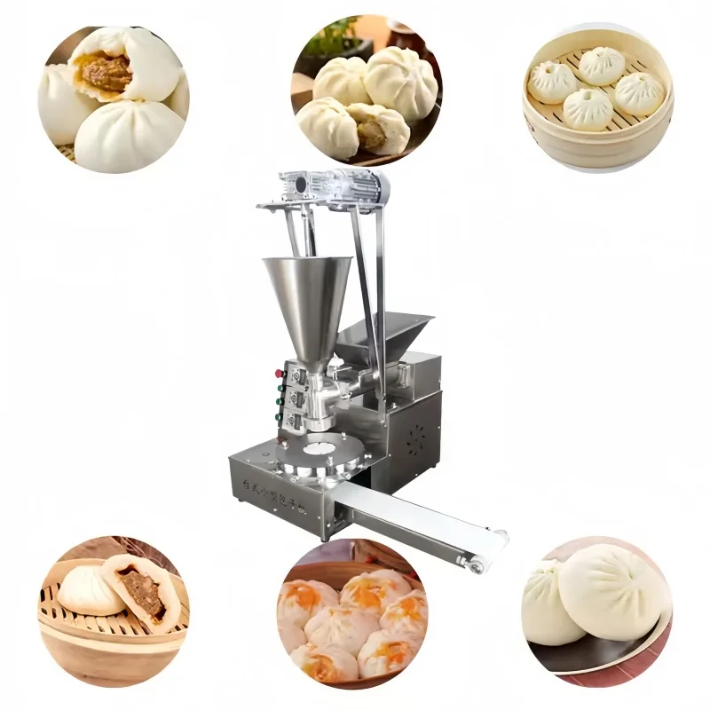 آلة صنع الكعك الأوتوماتيكية على البخار مومو ملء كعكة محشوة آلة تشكيل باو آلة صنع باوزي