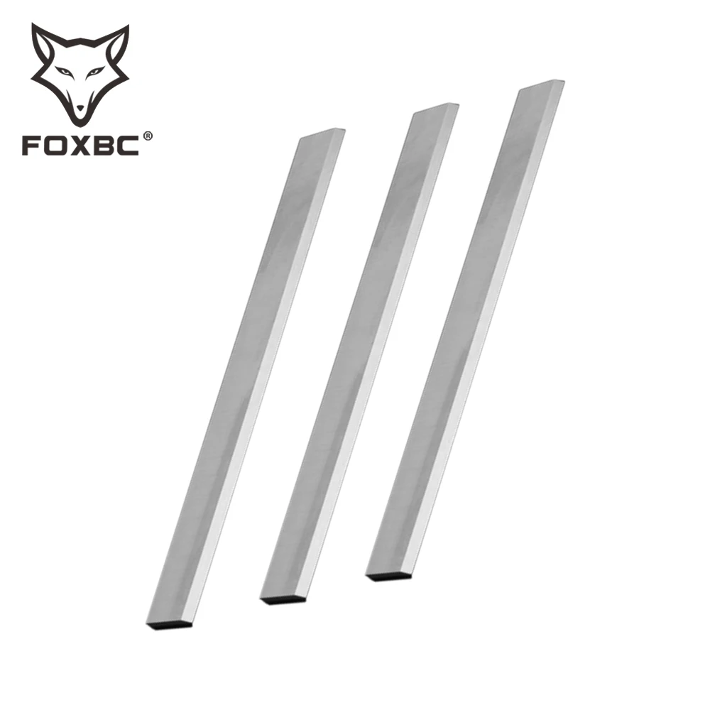 FOXBC 310x20mm HSS Wood Planer Blade for Woodworking Cut -Set of 3