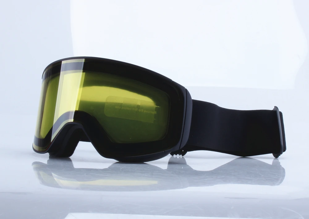 Magnetische Linse, Schneebrille, doppelschichtig, beschlagfrei, UV-Schutz zum Skifahren, Snowboarden, hochauflösende Klarheit, Unisex, Skifahren – Detail 19