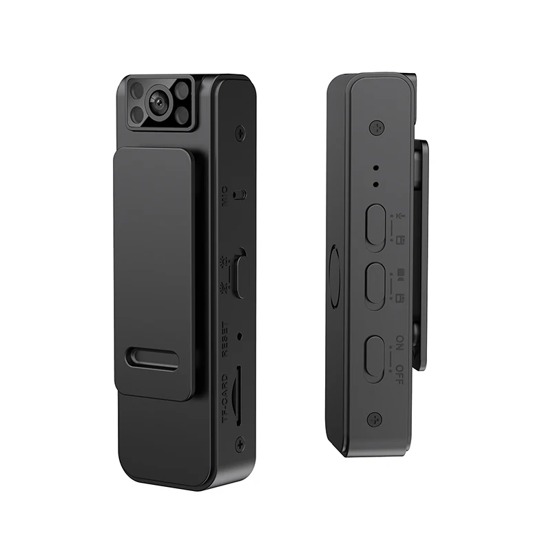 L8 Mini Body Camera 1080P HD WiFi Sports Camera 180 ° Rotatable Night Vision Digital Video Recorder 600mAh Bodycam Police Camera