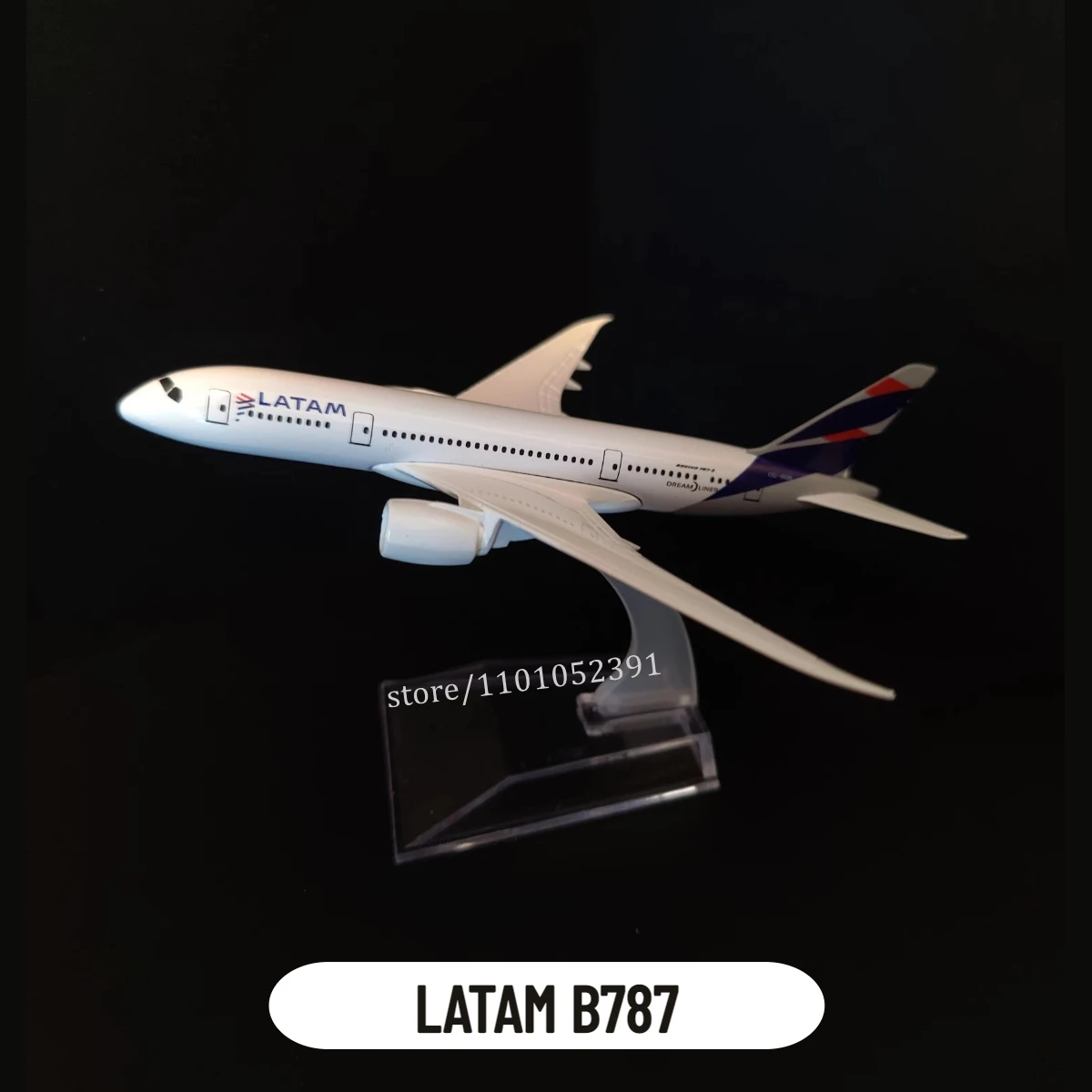 Scale 1/400 Metal Airplane Replica Chile LATAM Airlines B787 Aircraft Plane Model Aviation Diecast Miniature Toys for Boys