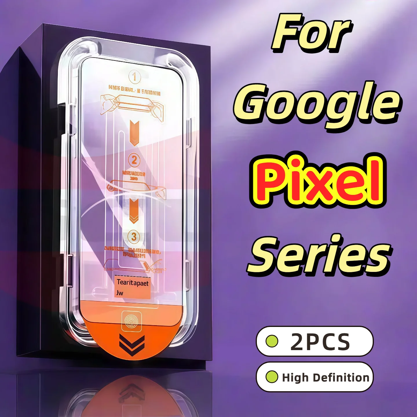 

Защитное стекло высокой четкости из закаленного стекла, 2 шт., для Google серии Pixel 6, 6A, 7, 7A, 8, 8A, 8 Pro, 9, 10