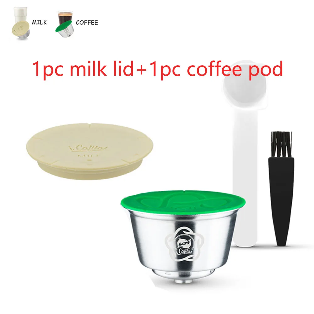 Wieder verwendbare Kaffee kapseln Marken-Upgrade für Dolce Gusto Filter mehr Sahne Kaffee wieder verwendbare Maker Pods Icafilas