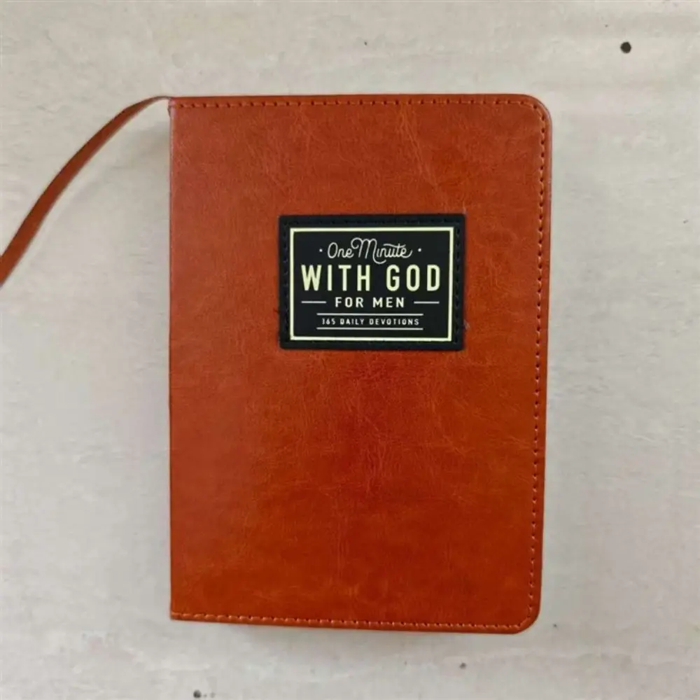 Un minuto con Dio 365 devozioni Libri Apprezzamento in pelle Libro devozionale quotidiano Design con copertina flessibile Pastore cristiano