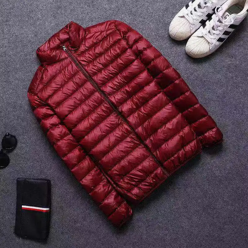 Variant: Burgundy stand collar