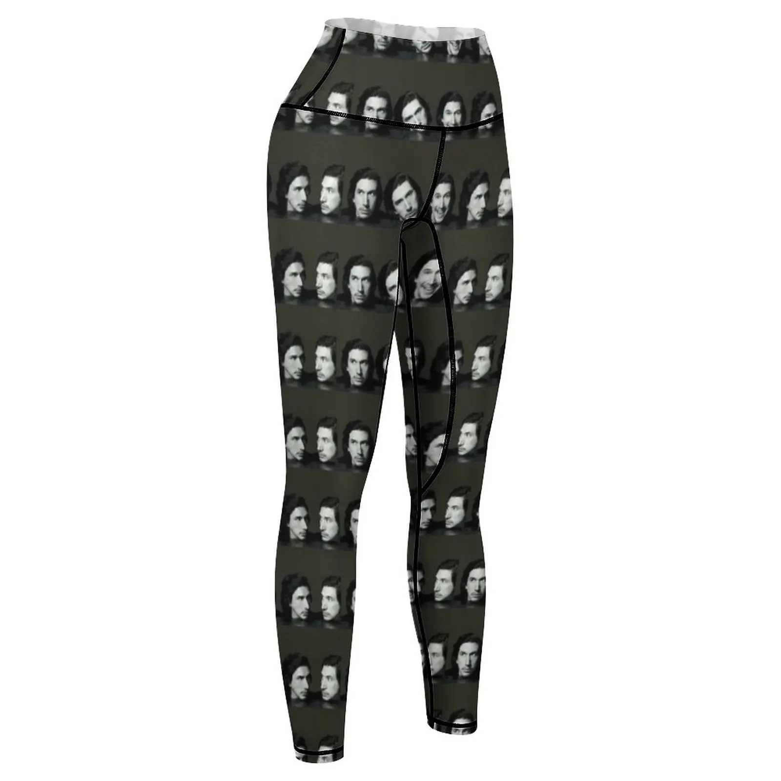 Adam Print Leggings trousers Women's high waist sports for push up Womens Leggings