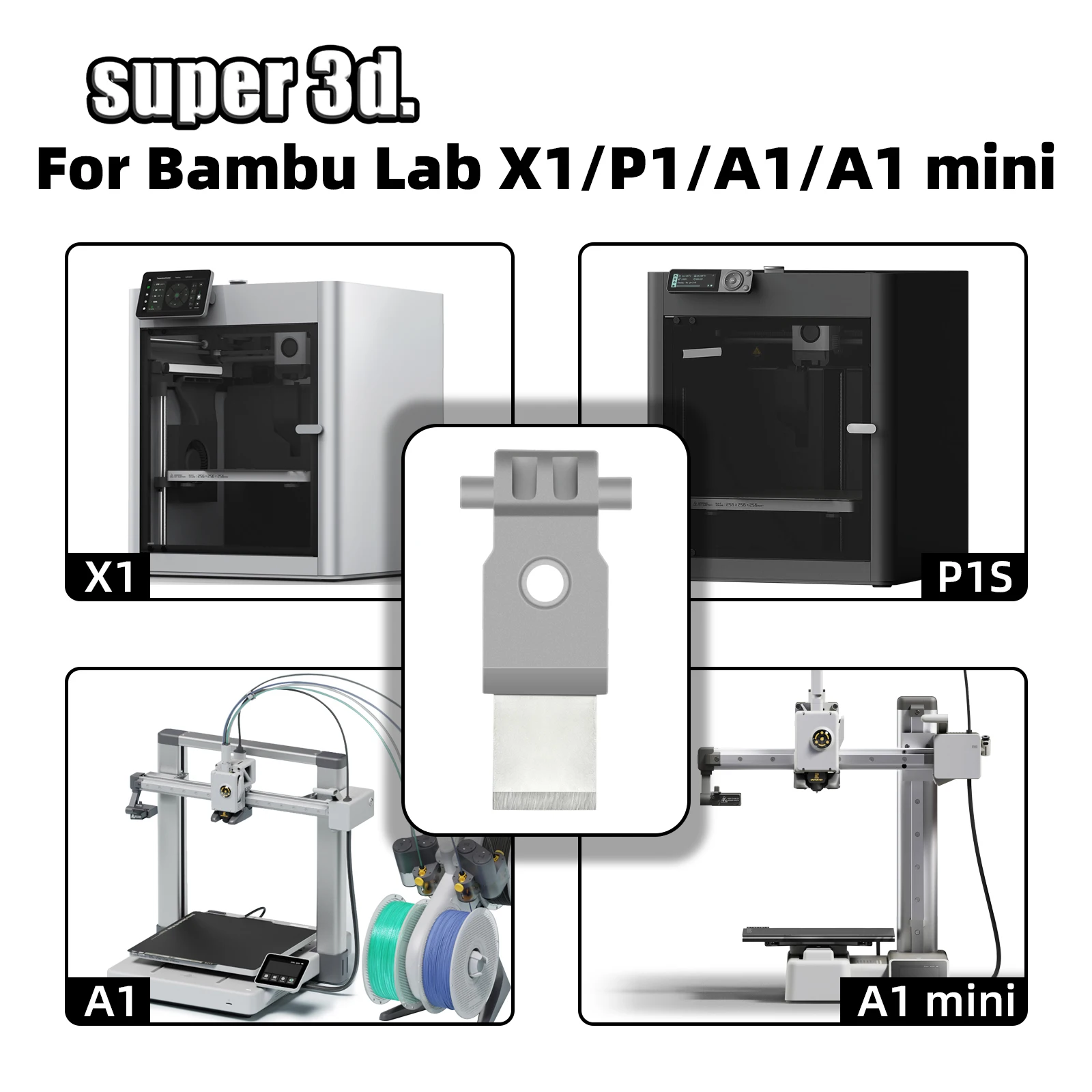 Filament Cutter Blades for Bambulab A2L，A1, P1, X1 Series 3D Printer Precision Metal Cutting Blade P1S For Bambu lab Accessories