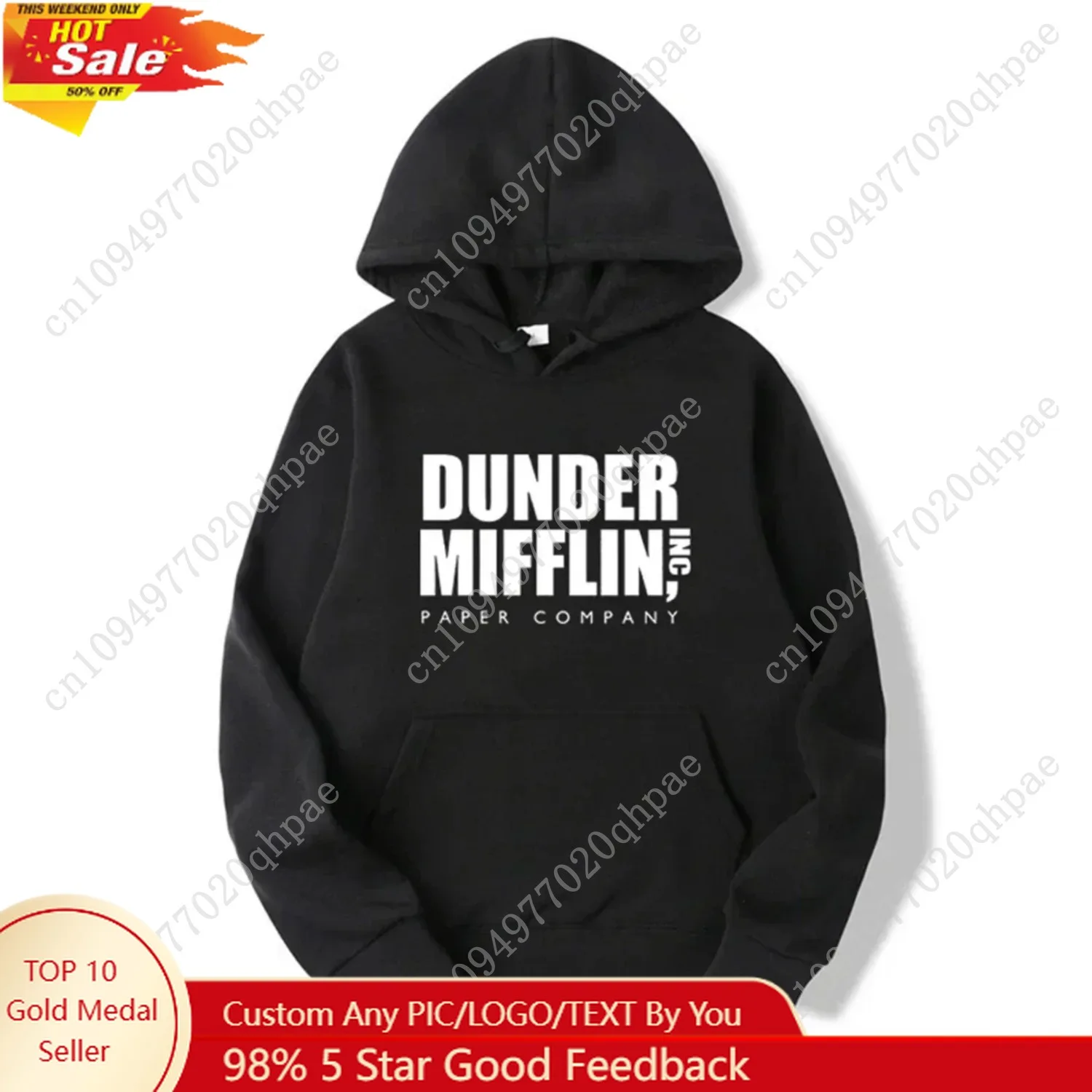 

2025 The Office Dunder Mufflin INC Paper Hoodie Dwight Schrute Sweatshirt Men Women Hoodies Casual Pullover Hooded Sweater